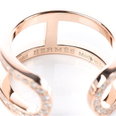 hermes d'ancre ring|Hermes chaine d'ancre rose gold.